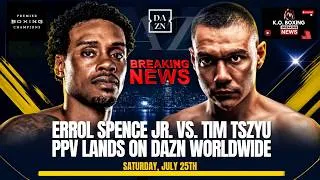 Thumbnail: Errol Spence Jr.  Vs  Tim Tszyu PPV Lands On DAZN Worldwide