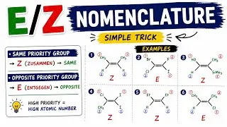Thumbnail: E/Z nomenclature l E-Z configuration l  organic chemistry