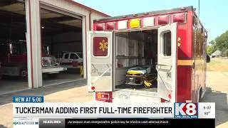 Thumbnail: Tuckerman Fire Department hires first full-time firefighter