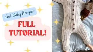 Thumbnail: How to Knit a Baby Playsuit | Full Romper Knitting Tutorial (2026 Update)