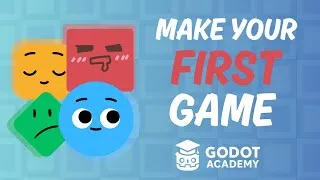 Thumbnail: Your First 2D GAME From Zero in Godot 4! (Complete Beginner Tutorial)