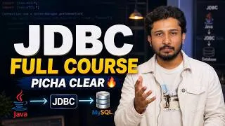 Thumbnail: JDBC Full Course | Complete JDBC Tutorial with Live Coding🔥