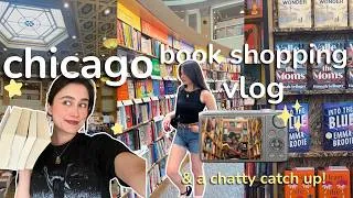Thumbnail: let’s go book shopping… IN CHICAGO! 🏙️🛒🏃🏻‍♀️🛍️📚 chatty chicago bookstore vlog + where i’ve been!