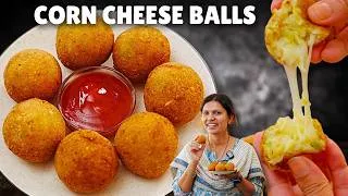 Thumbnail: Cafe style Corn Cheese Ball Recipe | कॉर्न चीज़ बॉल कैसे बनाते है | Cheese Ball recipe Kabitaskitchen