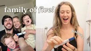 Thumbnail: Finding out I'm PREGNANT with baby #3 and telling my husband (and our children) | Kaci Nicole