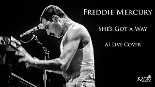 Thumbnail: Freddie Mercury - She's Got a Way (AI Live Cover)