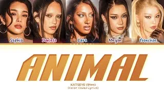 Thumbnail: KATSEYE 'Animal' Lyrics (Color Coded Lyrics)