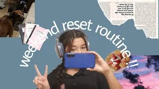 Thumbnail: Realistic Weekend Reset Routine !!