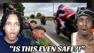 Thumbnail: Americans React to the Deadliest Motorcycle Race in the World! *Isle of Man TT*