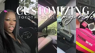 Thumbnail: customizing my NEW ride ! 🚗✨affordable upgrades, girly accessories & more! (Toyota Corolla SE)| Kaia