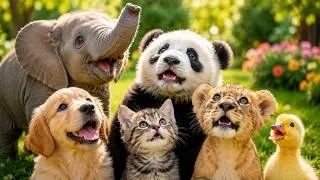 Thumbnail: 30 Cute Baby Animals and Their Sounds | Learn Baby Animal Names for Kids