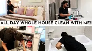 Thumbnail: ALL DAY WHOLE HOUSE CLEAN WITH ME | CLEANING MOTIVATION 2021