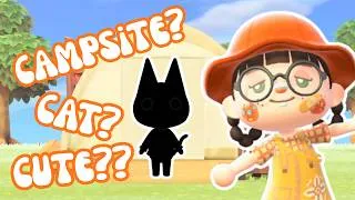 Thumbnail: CAMPSITE, VILLAGER HUNT, 3 STARS! on my RETRO FALL ACNH ISLAND!