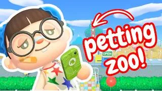 Thumbnail: I built a PETTING ZOO for my ACNH ISLAND!
