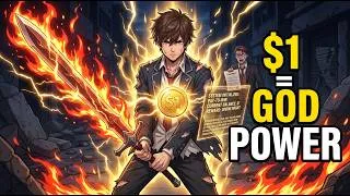 Thumbnail: "Bullied Student Awakens PAY-TO-WIN System - Turns $1 Into GODLIKE Power"