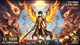 Thumbnail: Level 1000 in Just 3 Days! Infinite Mana, Zero Cooldown — I Awakened the Strongest Class!
