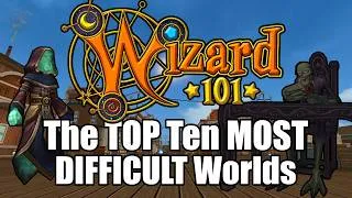 Thumbnail: The Top 10 Most DIFFICULT Worlds in Wizard101