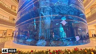 Thumbnail: 4K-Visiting a luxury shopping mall in Chongqing, China, featuring a giant Neptune statue.