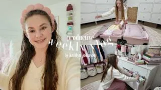 Thumbnail: PRODUCTIVE VLOG | last week in my childhood home🥲🩷unboxing haul, laundry, unpacking, & skincare