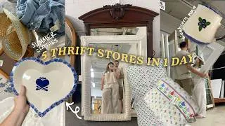 Thumbnail: 5 Thrift Stores in 1 Day! thrift with me for home decor, summer clothing, furniture + a thrift haul