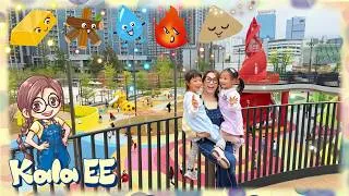 Thumbnail: 多感官遊樂場|Learning at kids playground with Kala EE|玩水|玩沙|鞦韆|廣東話教學|兒童中文學習|顏色|概念|親子活動|五行童樂園|親子好去處|放電|啟德