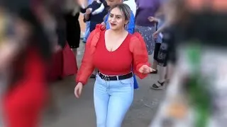 Thumbnail: Red Puff Sleeve Top