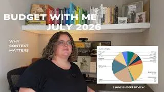 Thumbnail: Intentional Budget with Me for July | June Reflection & Why Context Matters