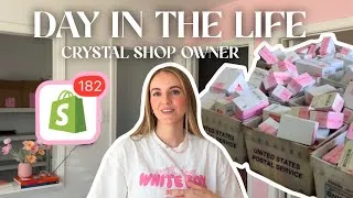 Thumbnail: Work Vlog at my Online Crystal shop - Small business owner diaries 💌