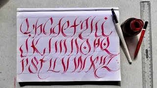 Thumbnail: Pilot Parallel Pen Calligraphy |Beautiful Flat Pen Lettering A–Z |Satisfying Handwriting Practice✍️
