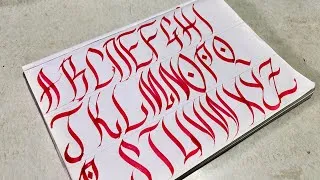 Thumbnail: Watch This Satisfying Gothic Calligraphy with a Pilot Parallel Pen ✍️ | Beautiful Lettering ASMR