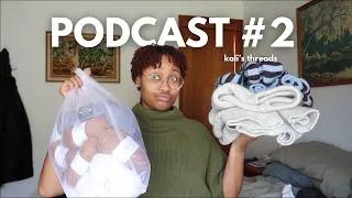 Thumbnail: everything I've knitted and crocheted since moving across the world | kali's threads podcast no.2