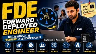 Thumbnail: Forward Deployed Engineer FDE | Who and How to become one | Explained in Kannada