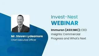 Thumbnail: Immuron ASX IMC CEO Insights  Commercial Progress and What’s next
