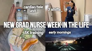 Thumbnail: NEW GRAD NURSE WEEK IN THE LIFE | 3 shifts, 5K training, lots of yappin