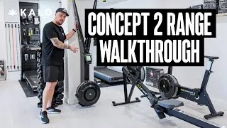 Thumbnail: Concept2 Range Walkthrough | Scott from Kalo Gym Equipment Demos the RowErg, BikeErg & SkiErg