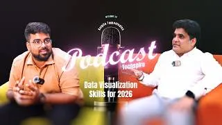 Thumbnail: Data Visualization in 2026: Skills, AI Impact | Podcast | TechSpire E02 #podcast #datavisualization