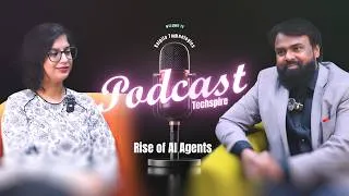 Thumbnail: The Rise of AI Agents: Multi-Agent Systems Transforming Business in 2026-TechSpire E01 #Podcast #ai