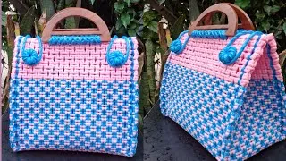 Thumbnail: 2 colour  Sivan knot plastic wire Basket,  3 roll Sivan knot plastic wire Basket, 