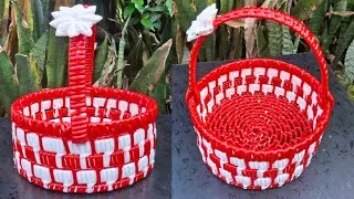 Thumbnail: Round Puja Basket, Decoration Basket, storage basket 