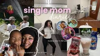 Thumbnail: SINGLE MOM DIARIES | starting my creator journey all over, REAL mom chats, trusting God & more