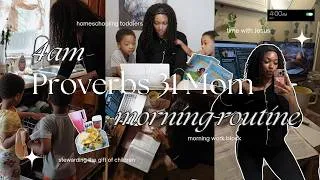 Thumbnail: 4AM PROVERBS 31 MOM MORNING ROUTINE | Become the Woman God Called You to Be