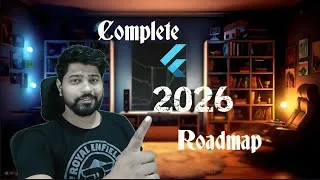 Thumbnail: From Zero to Flutter Developer in 2026 | Full Roadmap