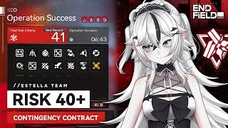 Thumbnail: Estella is THE BEST! | Risk 41 CLEARED | Contingency Contract: Re-Ignition【Arknights: Endfield】