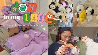Thumbnail: day in my life as a small business owner 📦 |small business diaries ep. 6
