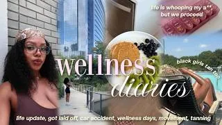Thumbnail: WEEKLY VLOG | life is whooping my a** + taking care of myself anyway + movement + tanning + more!