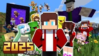 Thumbnail: MAIZEN : Best of Animation 2025 & 2024 - Minecraft Animation JJ & Mikey