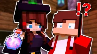 Thumbnail: MAIZEN : JJ’s Sister Turned into a WITCH?! - Minecraft Animation JJ & Mikey