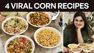 Thumbnail: I Made Corn Chaat 4 Different Ways - Which Corn Chaat Is the BEST?