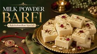 Thumbnail: 10 Minute Barfi Recipe - No Mawa, No Fuss | Raksha Bandhan Special