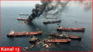 Thumbnail: Ukraine releases operation video - 116 Russian shadow fleet vessels eliminated in 9 days